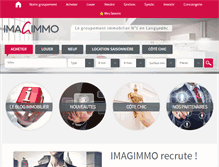 Tablet Screenshot of imagimmo.com